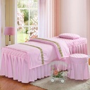 Beauty bed salon bed cover