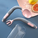 Baby learn to eat training spoon
