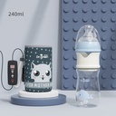 Newborn Baby Charging Smart Digital Display Night Milk Artifact Insulation BottleGlass