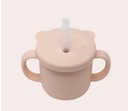 Glue Pie Glitterspice Children'S Straw Cup Baby Milk Cup Baby Learn To Drink Cup Bear Cup