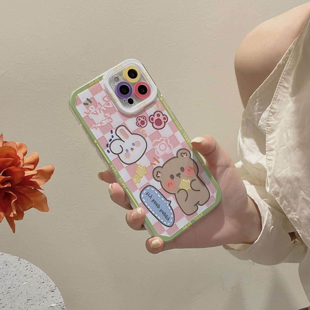 Suitable For Cartoon Animal Mobile Shell All-inclusive Protective Cover Anti-fall