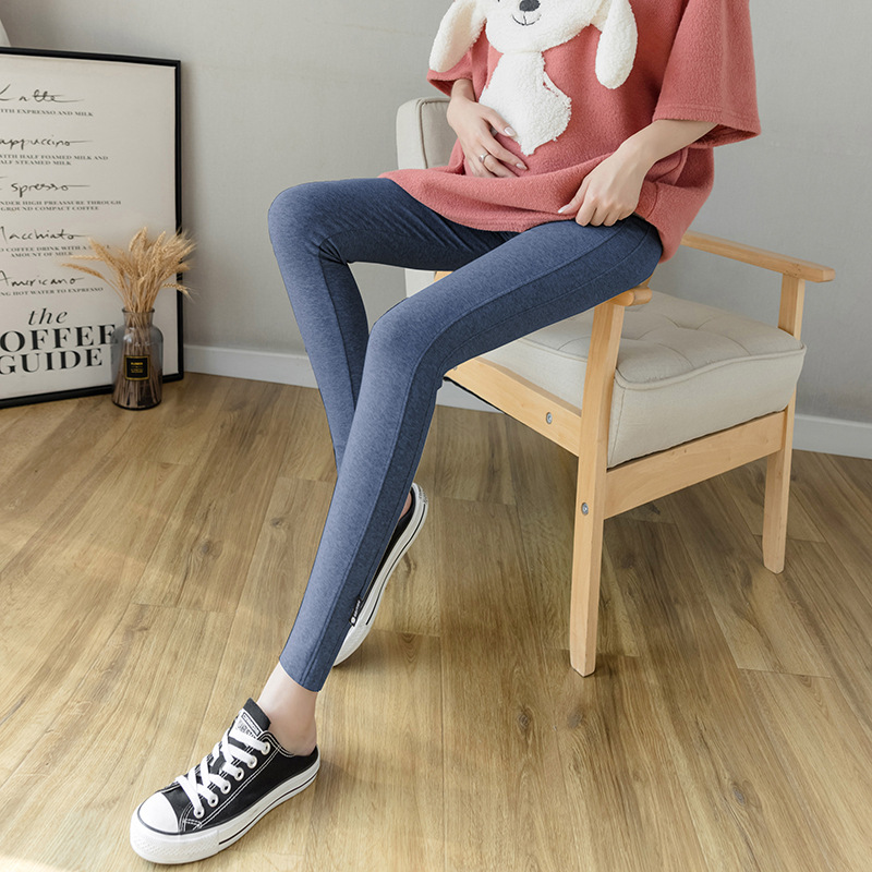 Maternity Pants High Waist Belly Support Stitching Craft Maternity Pants