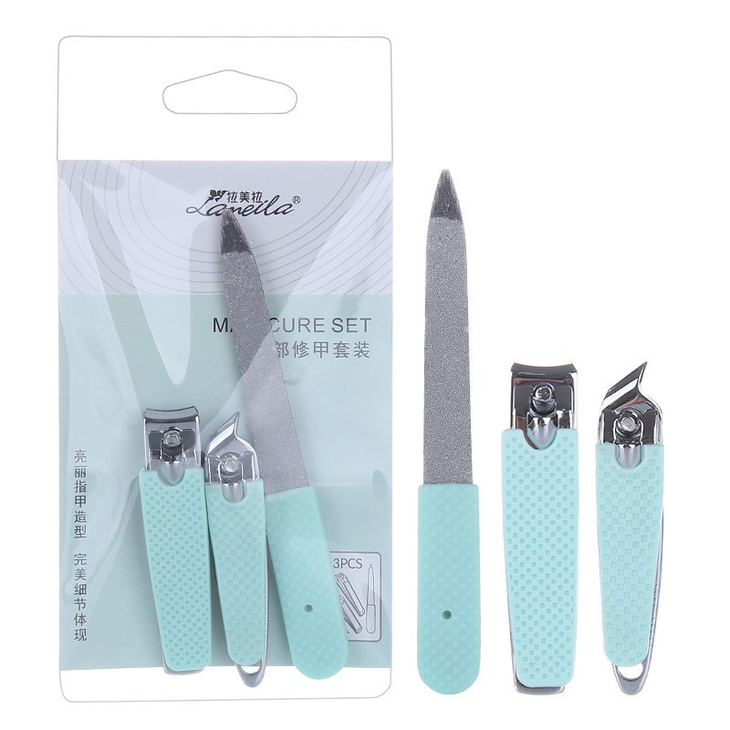 Stainless steel manicure nail clippers