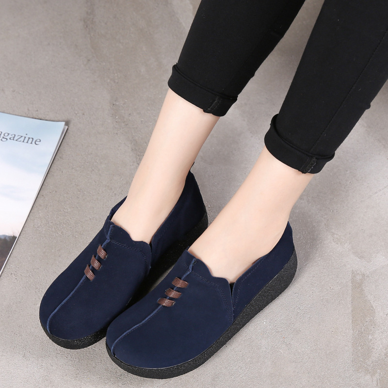 Women's Frosted Muffin Shoes With Thick Soles