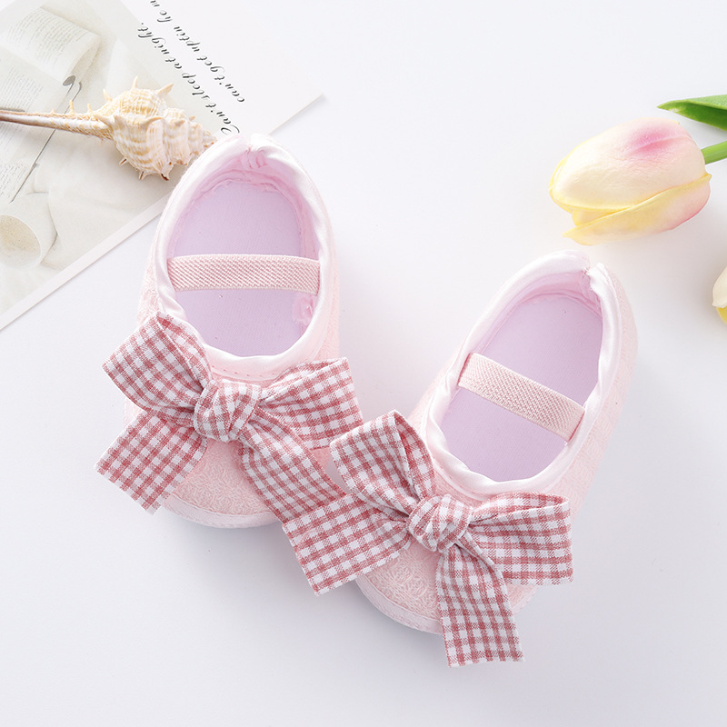 Baby Shoes Bow Soft Sole Toddler