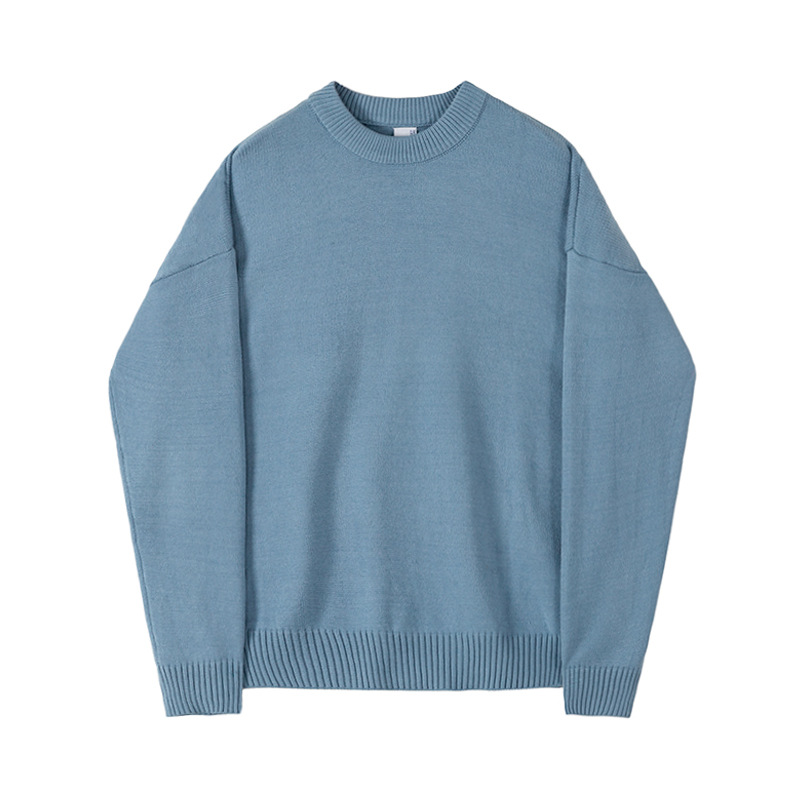 Korean Men's Round Neck Sweater Autumn And Winter