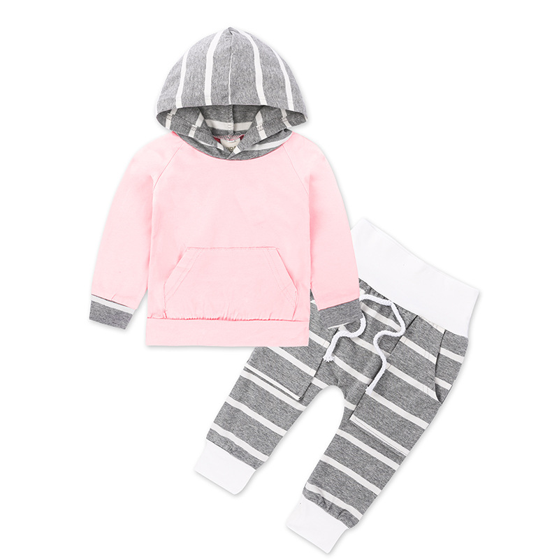 Spring And Autumn Infants Baby Two-piece Set