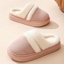 Cotton Slippers Women's Thick Bottom Non-slip Indoor Slippers