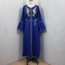 فستان عباءة نسائي أنيق مزين باللؤلؤ