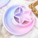 Creative Silicone Mold with Crescent and Star Design – Perfect for Making a DIY Home Storage Tray