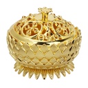 Add a touch of elegance and Eastern tranquility to your space with the luxurious Lotus Incense Burner
