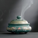 Ceramic Cloisonné Incense Burner – Luxurious design with elegant enamel coating and smooth reverse smoke flow