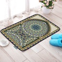 Luxury prayer mat with thick sponge padding for ultimate comfort during kneeling and prayer