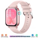Smart watch with a touch screen, supporting step counting, heart rate monitoring, and Bluetooth calling