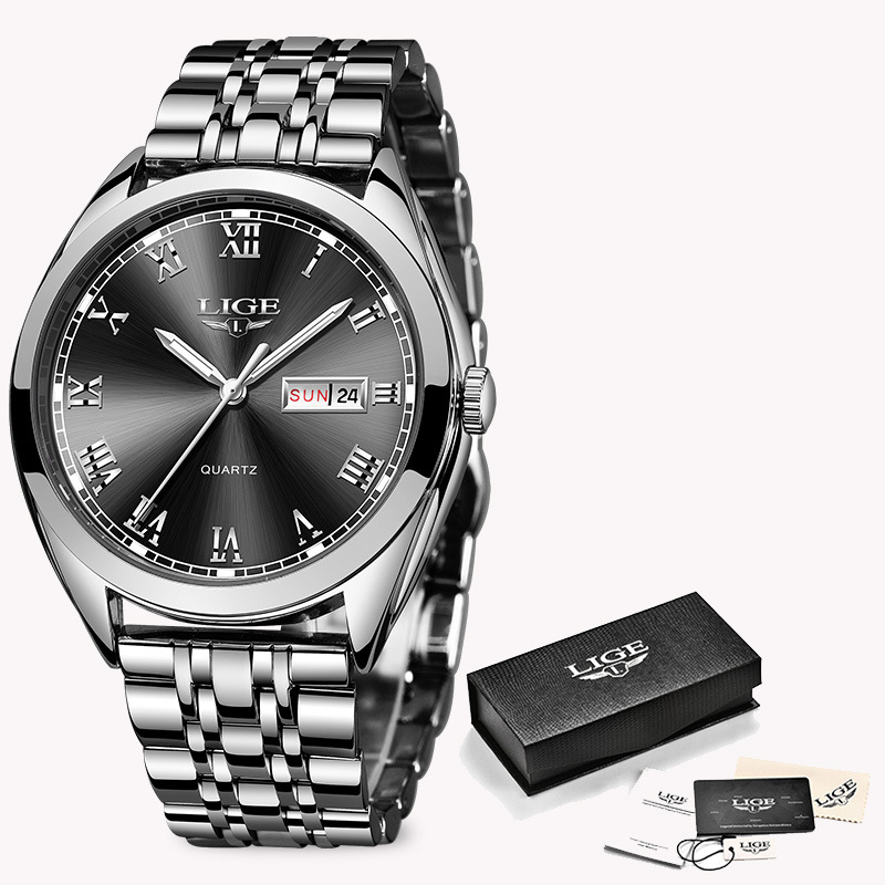 Chronograph watch from a luxury brand with a modern and elegant design