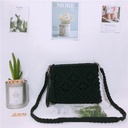 Women's handbag with an elegant design, hand-woven