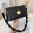 Crocodile Single Shoulder Bag Retro French Staff Cross Arm Bag