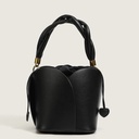 Trendy Women's Handbag in Genuine Leather with Luxury Floral Design