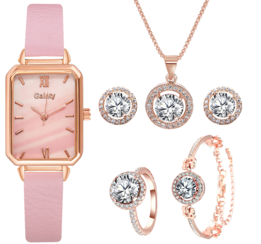 Stylish and Elegant Korean-Inspired Watch with Square Dial