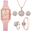 Stylish and Elegant Korean-Inspired Watch with Square Dial