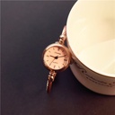 Women's Watch with an Elegant Design and Iron Chain Bracelet