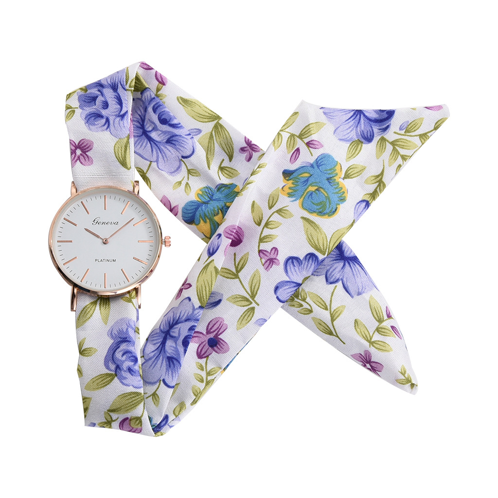 Elegant Quartz Watch in Vibrant Colors