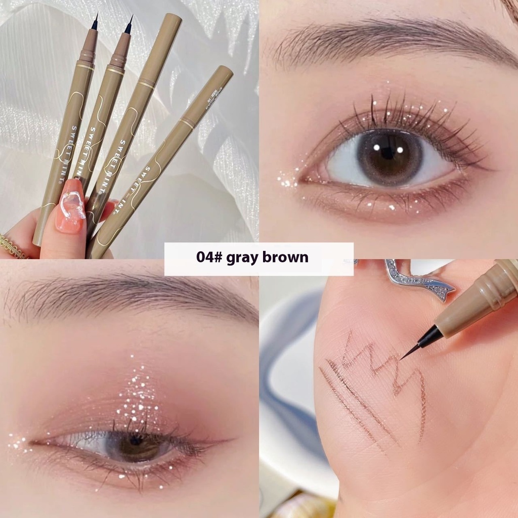 كحل العيون "Sweet Mint Slim Eyeliner" المقاوم للماء والتعرق، طويل الأمد وغير قابل للتلطخ