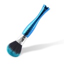 Single Blue Makeup Brush – Essential Beauty Tool