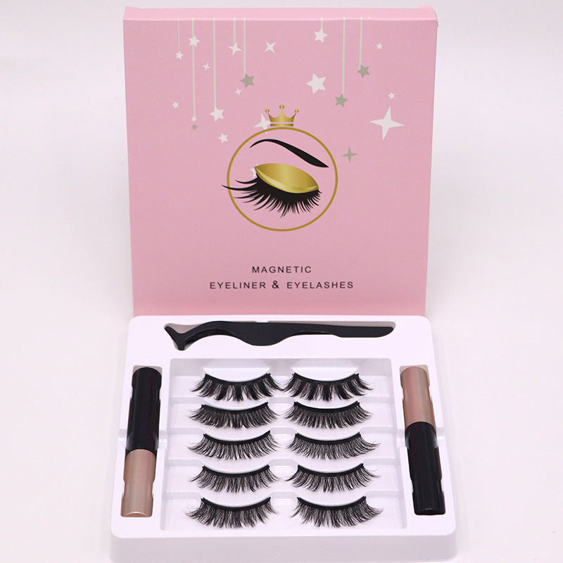 Magnetic Eyelashes with Eyeliner – Waterproof and Reusable Eyelash Set