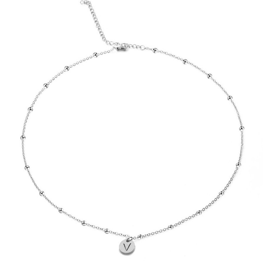 Stainless Steel Ball Bead Chain Necklace with a Stylish and Modern Design for Your Look