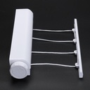 A modern and flexible clothesline, easy to use and perfect for effortless laundry drying