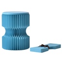 Foldable Kraft Paper Chair – Features a Modern and Elegant Design, Equipped with a Comfortable Cushion, Lightweight, Portable, and Ideal for Small Spaces