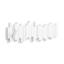 Creative Wooden Wall Hanger with an Elegant Decorative Shelf