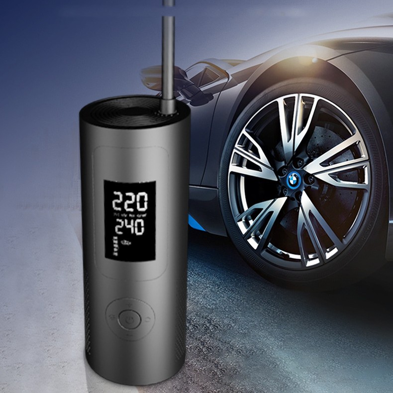 Intelligent Car Air Inflator with a Durable Aluminum Alloy Design for Powerful and Efficient Performance
