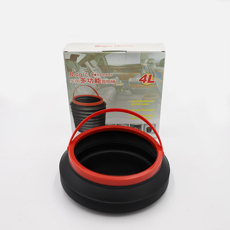 Telescopic Magic Trash Bin for Car with Elegant Design