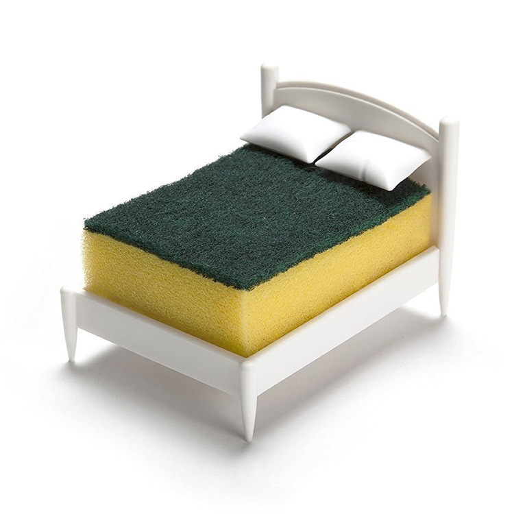 Innovative Sponge Holder – Practical Organizer for Sponge, Soap, and Detergents with a Stylish Design for Countertops
