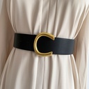 Women's Wide Waist Belt for a Feminine and Elegant Look with a Chic, Modern Design