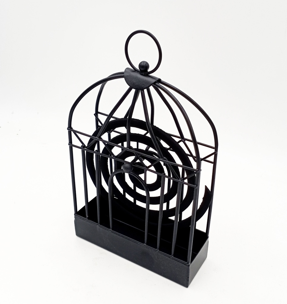 Nordic-Style Birdcage Mosquito Coil Holder – Elegant and Safe for Daily Use