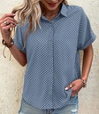 Trendy Women's Shirt with an Elegant Design and Short Sleeves