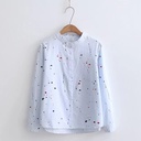 en's Loose-Fit Shirt with a Chic Modern Design – Adorned with Eye-Catching Graffiti Prints and Long Sleeves That Add a Unique Touch to Your Look