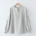 Choose modern elegance with this casual blouse, designed for a stunning and eye-catching look