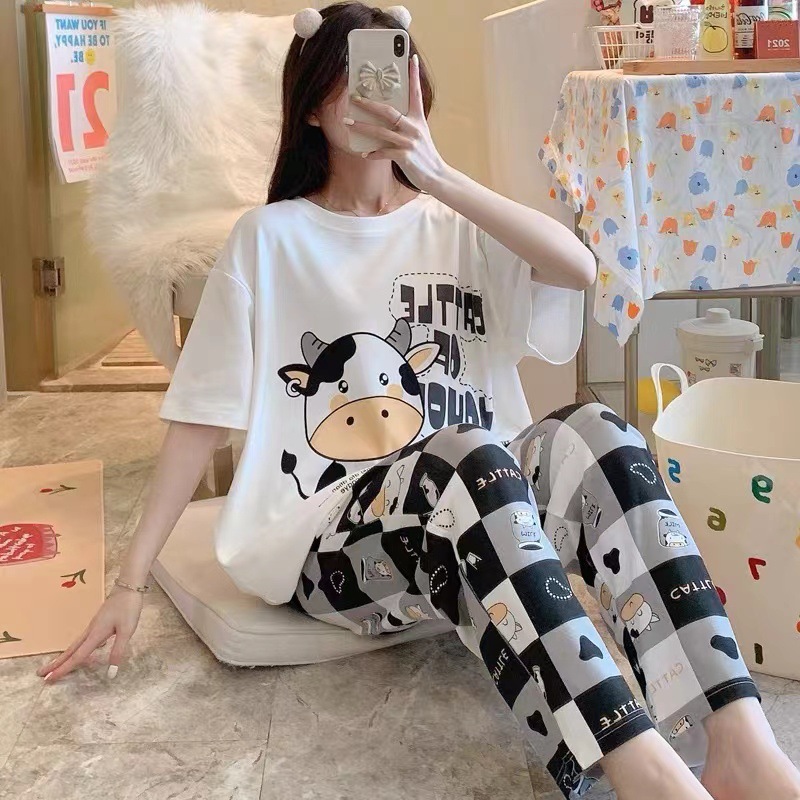بيجاما نسائية صيفية بلمسة كاجوال وتصميم عملي مريح