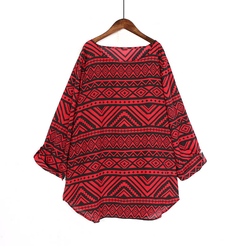 Casual Summer Chiffon Shirt – Loose Fit with Elegant Stripes and Mid-Length Sleeves