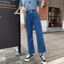 Women's High-Waisted Wide-Leg Jeans – Stylish and Comfortable Denim for Everyday Wear