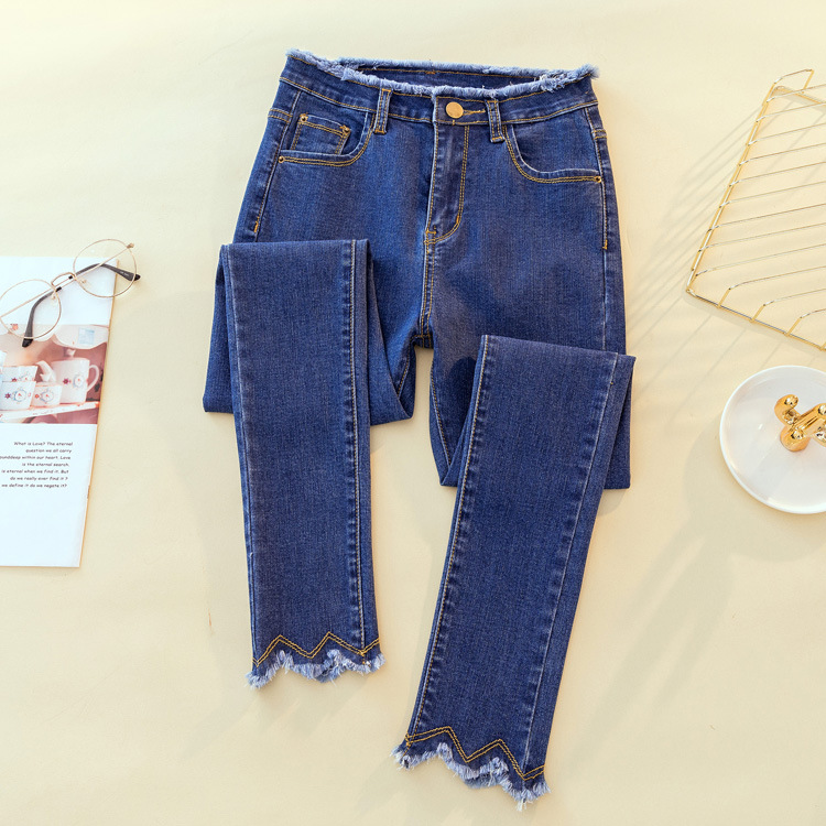High Waist Elastic Jeans for Women – Comfortable and Stylish Ladies' Pants