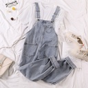 Elegant women's jumpsuit with a casual design, featuring a high waist and a straight cut that offers a sleek, flattering silhouette. Easy to style for various everyday looks