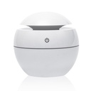 Ultrasonic air humidifier, eco-friendly, featuring a unique mushroom head design with a wood grain finish, operates quietly without noise