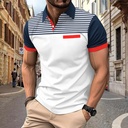 Men's stylish and practical casual shirt featuring a striped pattern and short sleeves — perfect for a comfortable and modern summer look