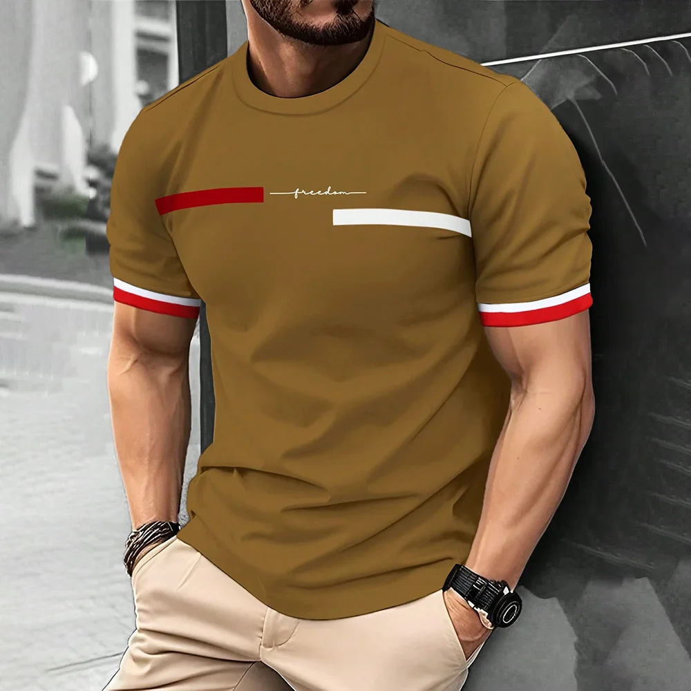 Stylish and practical men's short-sleeved blouse featuring a 3D digital print that adds a modern and eye-catching touch — perfect for comfortable everyday looks
