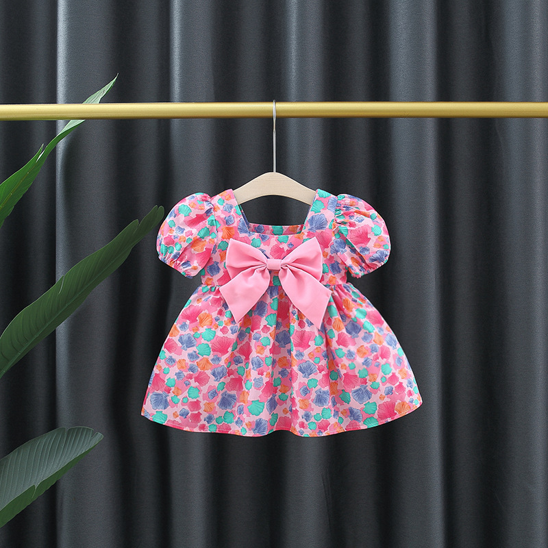 Stylish girls' cotton princess dress with a modern design that reflects a unique personality and charming look